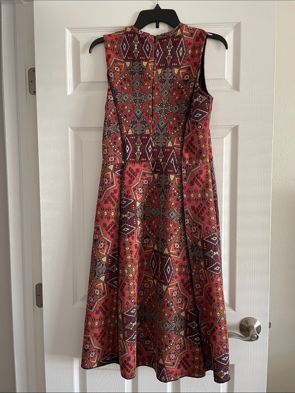 Zara Geometric Pattern Dress - Picture 2 of 2